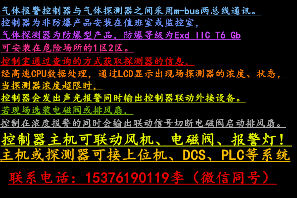 噴漆房油漆濃度報(bào)警裝置